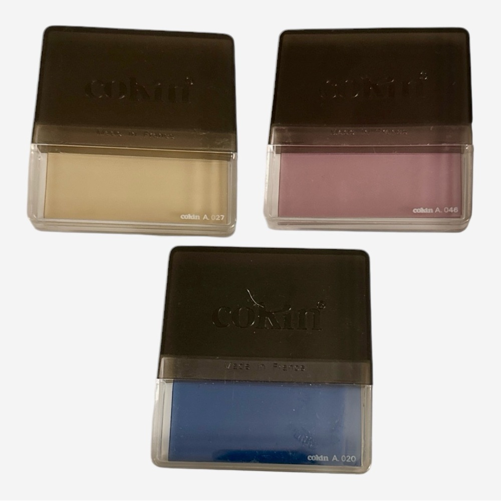 Lot Of 3‎ Authentic Cokin A Series Filters: A 020, A 046, A 027, ,Made In France
